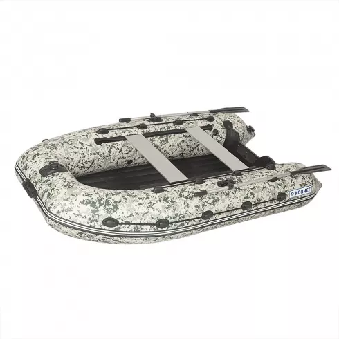 Лодка моторная килевая Ковчег 360 НДНД камуфляж пиксель