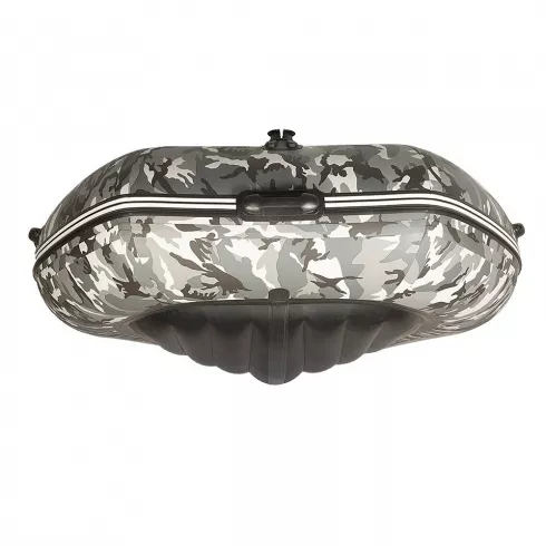 Лодка моторная килевая Ковчег 340 НДНД камуфляж серый