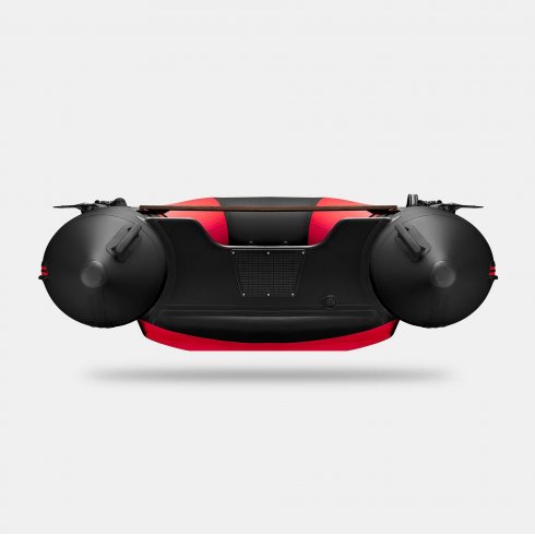 Надувная лодка Gladiator E300S красно-черный