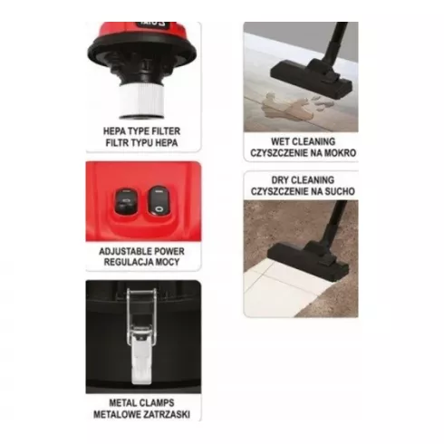 Профессиональный пылесос Yato YT-85710