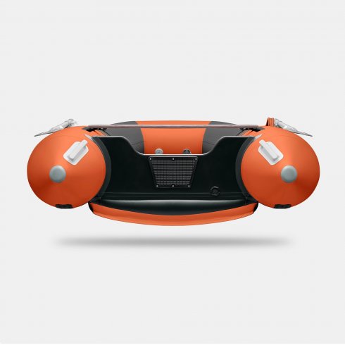 Надувная лодка Gladiator E300SL оранжевый темно-серый