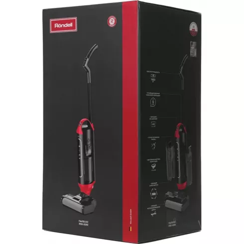 Вертикальный пылесос Rondell RDE-2080 (черный/красный)