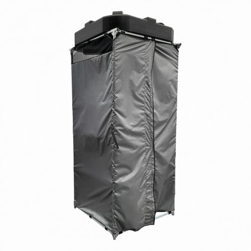 Дачная душевая кабина Rostok сборная без бака серая