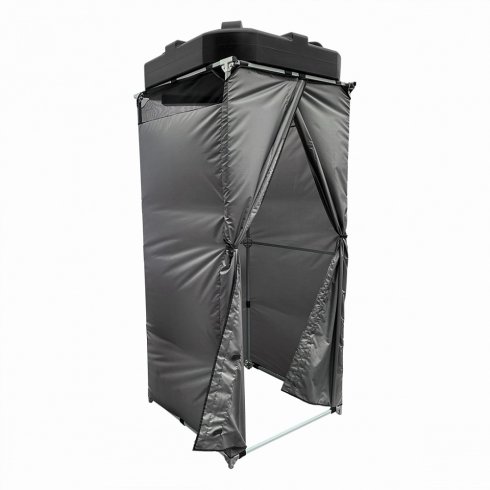 Дачная душевая кабина Rostok сборная без бака серая