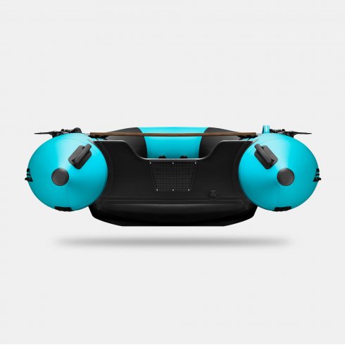 Надувная лодка Gladiator E300S черно-бирюзовый