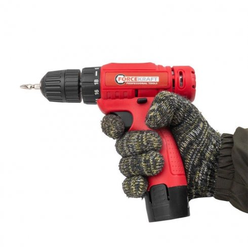 Дрель-шуруповерт ForceKraft FK-CDA12V Li-ion