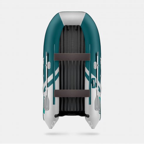 Надувная лодка Gladiator E300S морской зеленый-белый