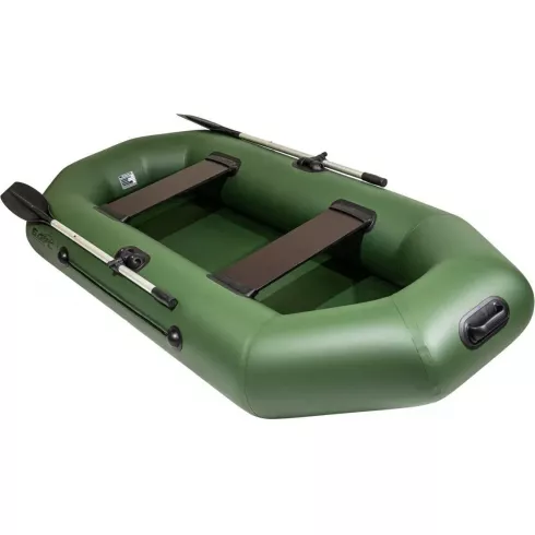 Надувная лодка Барс 260 зеленая