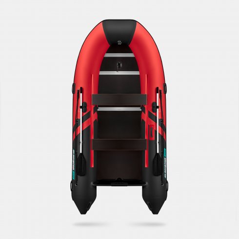 Надувная лодка Gladiator B370 красно-черный