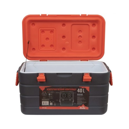 Термобокс Tramp TRP-059 40л (черный/оранжевый)
