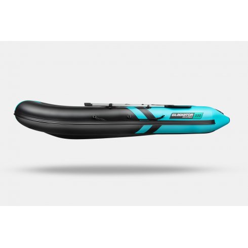 Надувная лодка Gladiator B330 черно-бирюзовый