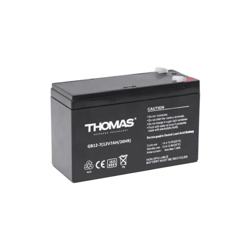 Аккумулятор для ИБП Thomas GB 12-7 Ah 12V7Ah