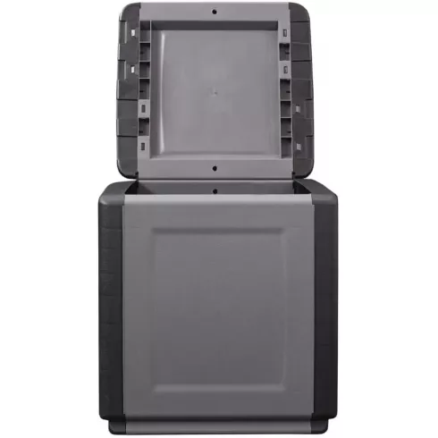 Сундук пластиковый уличный ArtPlast Cube 130л черный/серый