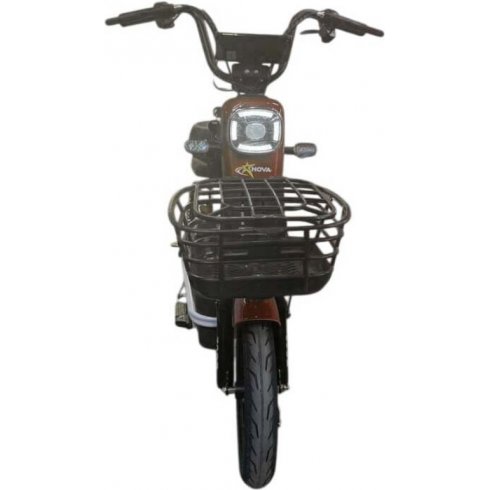 Электровелосипед Nova EC-02 красный (без цепи)