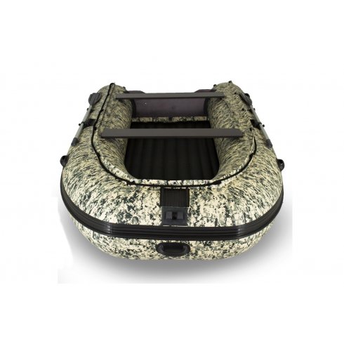 Лодка надувная моторная Solar-420 Jet tunnel пиксель