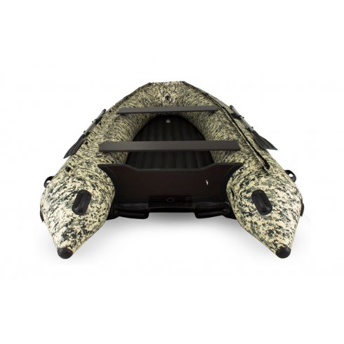 Лодка надувная моторная Solar-420 Jet tunnel пиксель