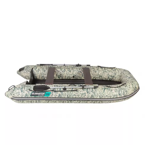 Надувная лодка Gladiator E350S Camo цифровой камуфляж