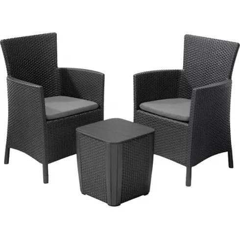 Комплект мебели Keter Iowa balcony графит