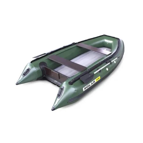 Лодка надувная моторная Solar-350 К (Максима) зеленый