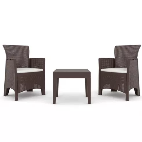 Комплект мебели Keter Troya Balcony Set коричневый