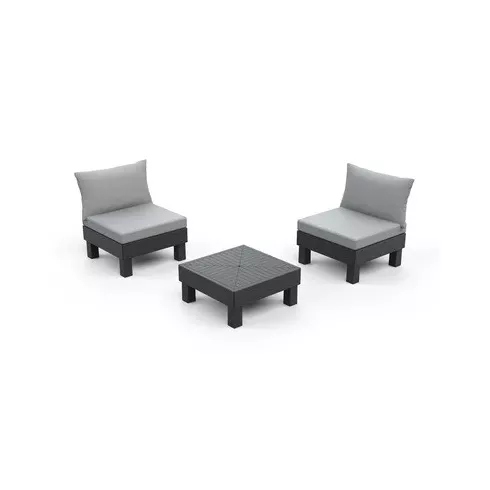 Комплект садовой мебели Keter Elements Balcony графит