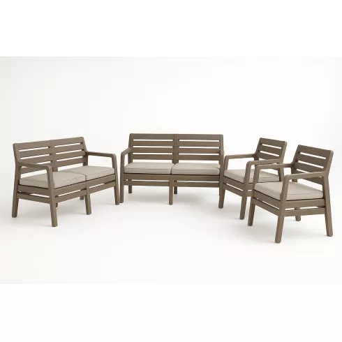 Набор мебели Keter Delano Rest Set капучино