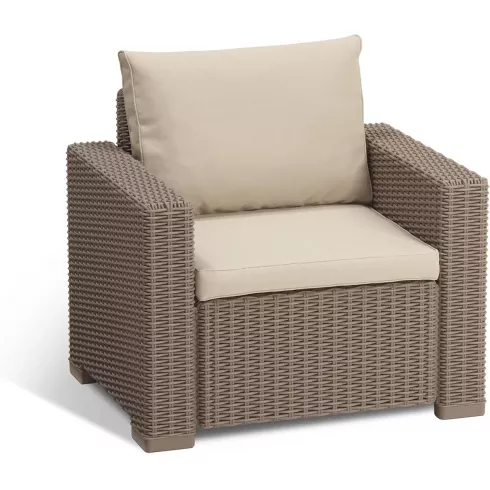 Набор пластиковых садовых кресел Keter California chair капучино