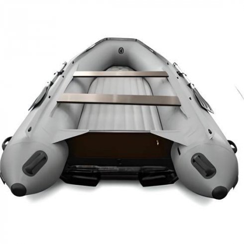 Лодка надувная моторная Solar-470 Super Jet tunnel (Expedition) серый