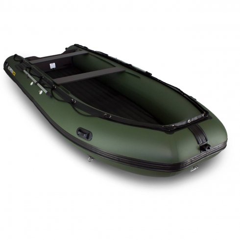 Лодка надувная моторная Solar-470 Super Jet tunnel (Expedition) зеленый