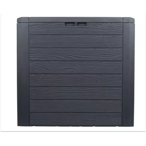 Сундук Prosperplast Woodebox 140л антрацитовый