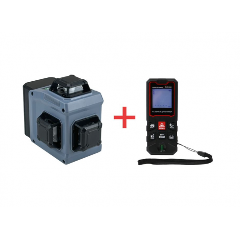 Лазерный нивелир Profipower NL-12G + дальномер лазерный PLD-60