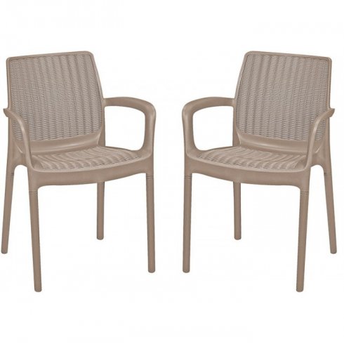 Набор кресел Keter Bali капучино