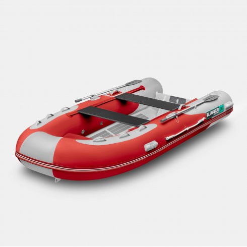 Надувная лодка Gladiator RIB 380AL красно-белый