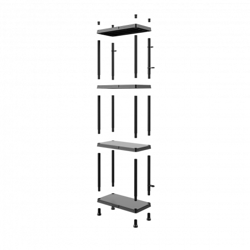 Стеллаж Qbrick Regular Shelving System REGQRS60304CZAPG001 (60/30x4)