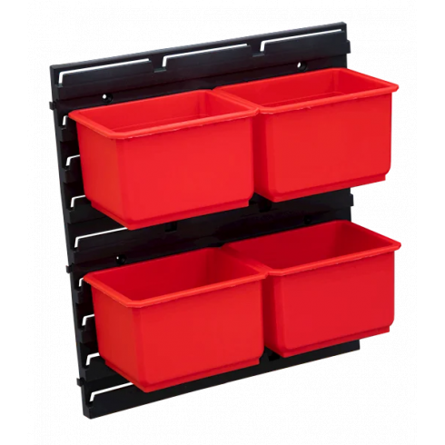 Органайзер настенный Qbrick System Nr 1 FX (5 элементов) (красный)
