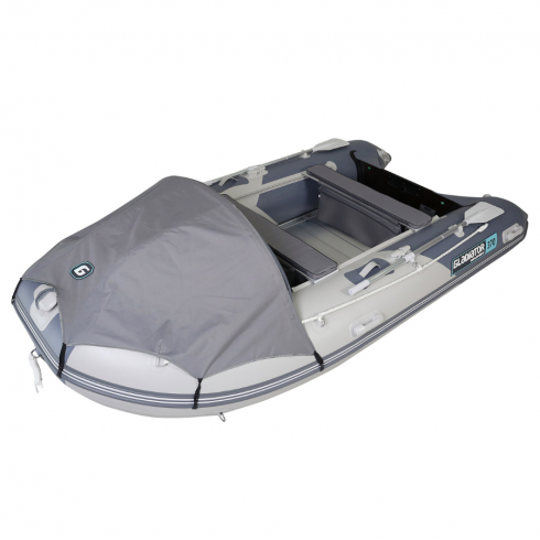Надувная лодка Gladiator D370AL светло-темносерый