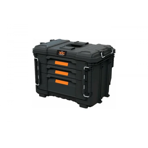 Ящик для инструментов Keter ROC Pro Gear (3 выдвижных ящика) (черный)