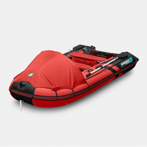 Надувная лодка Gladiator C330AL красно-черный