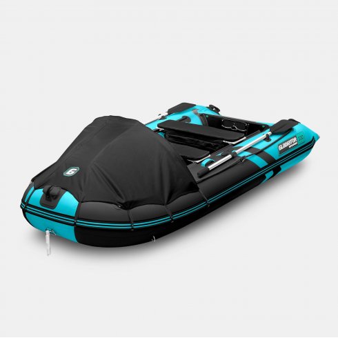Надувная лодка Gladiator C330AL черно-бирюзовый