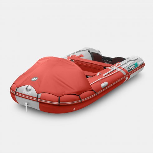 Надувная лодка Gladiator C420AL красно-белый
