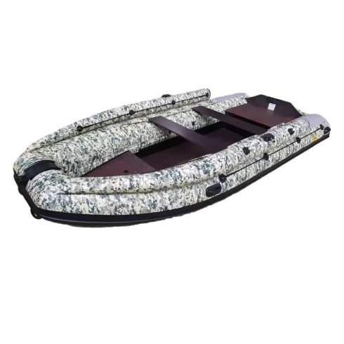 Лодка надувная моторная Solar-520 Super Jet tunnel (RIB) пиксель