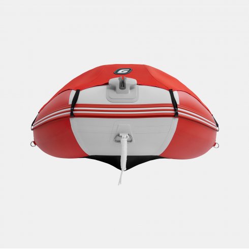 Надувная лодка Gladiator C400AL красно-белый