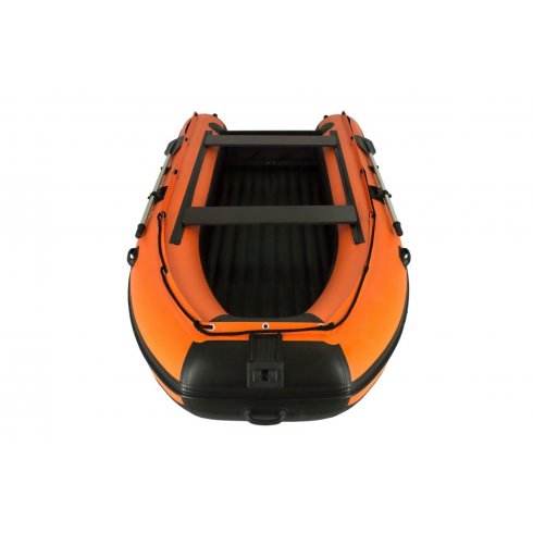 Лодка надувная моторная Solar-420 Strela Jet tunnel оранжевый