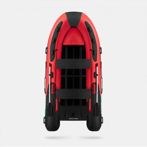 Надувная лодка Gladiator RIB 380AL красно-черный