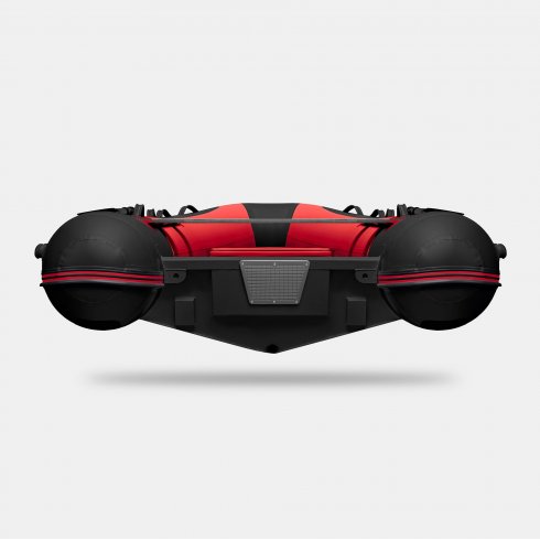 Надувная лодка Gladiator RIB 380AL красно-черный