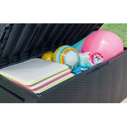 Сундук Keter Rattan Storage Capri 305L серый