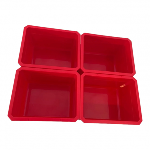 Органайзер настенный Qbrick System Nr 1 FX (5 элементов) (красный)