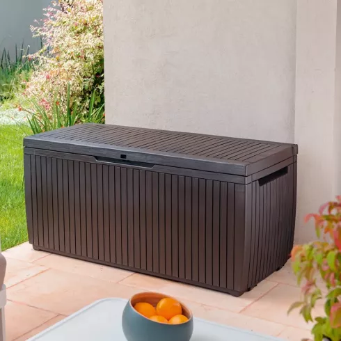Сундук Keter Springwood Storage Box 305L коричневый