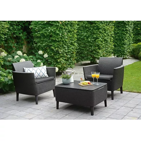 Набор уличной мебели Keter Salemo Balcony set графит