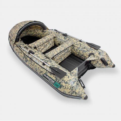 Надувная лодка Gladiator E330 PRO Camo